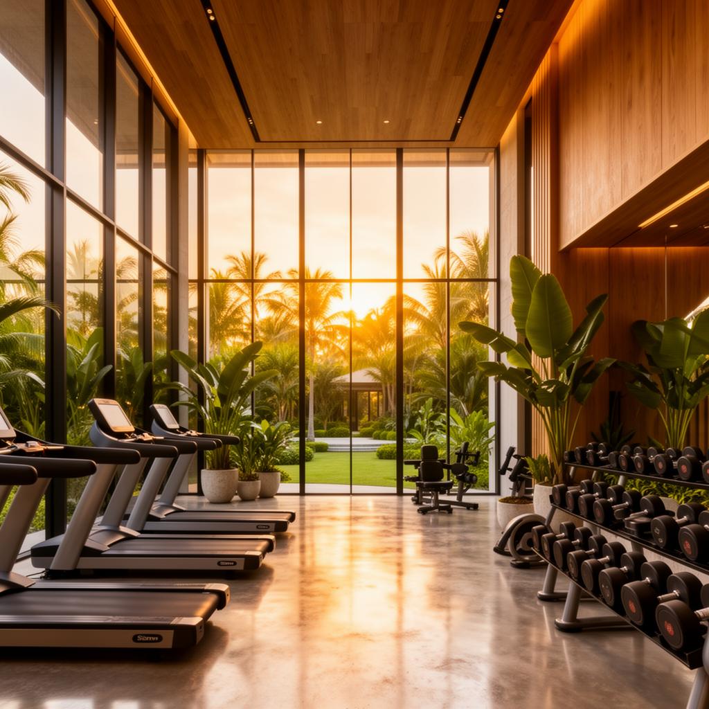 Amba Gardens luxury gym